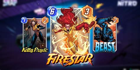 firestar marvel snap|marvel snap firestar deck.